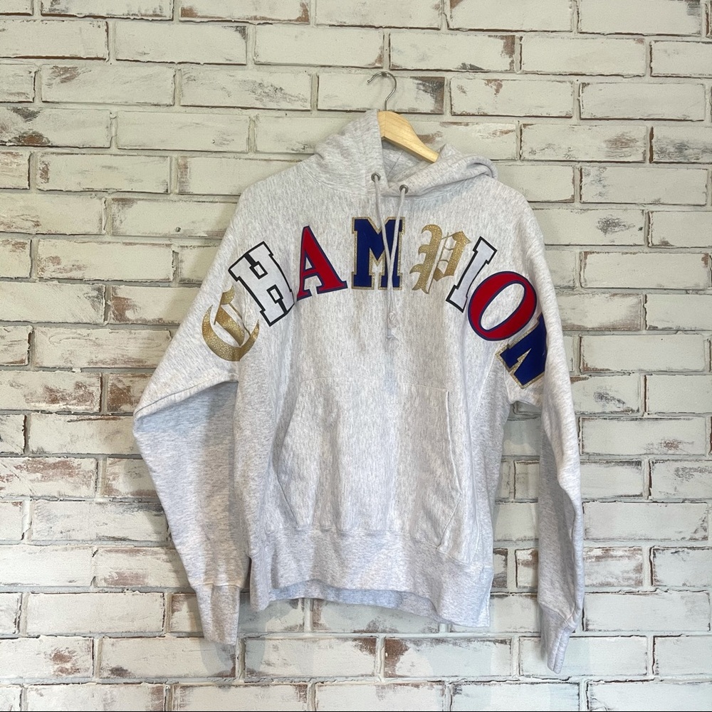 Champion Old English hooded sweatshirt hoodie